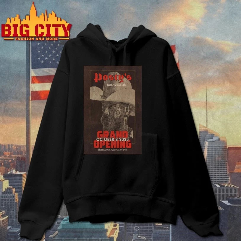 10.08.2025 Nashville, Tennessee Post Malone Posty’s Bar Poster shirt