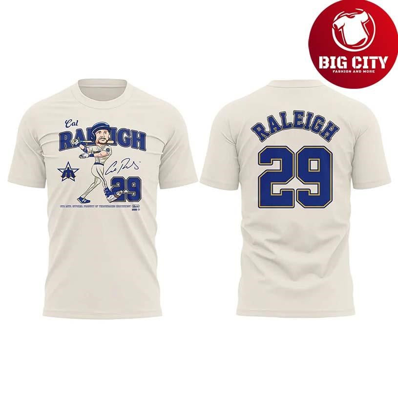 2025 Cal Raleigh MVP Mariners Shirt