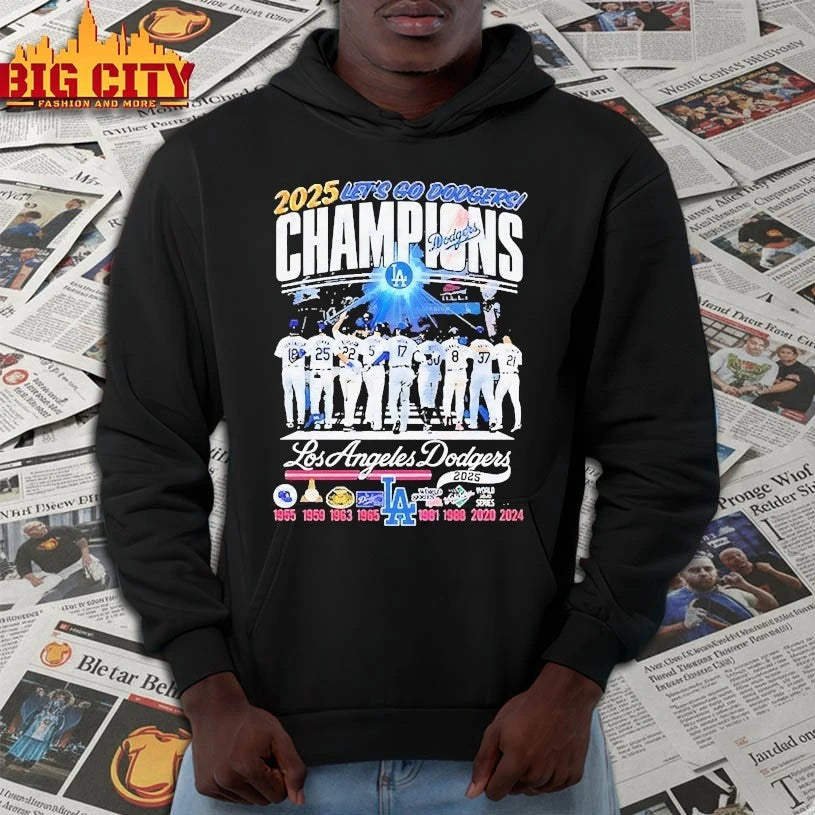2025 Let’s Go Dodgers Champions World Series shirt