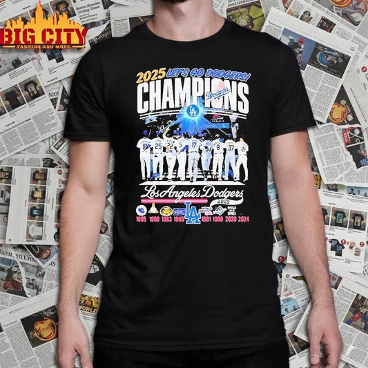 2025 Let’s Go Dodgers Champions World Series shirt