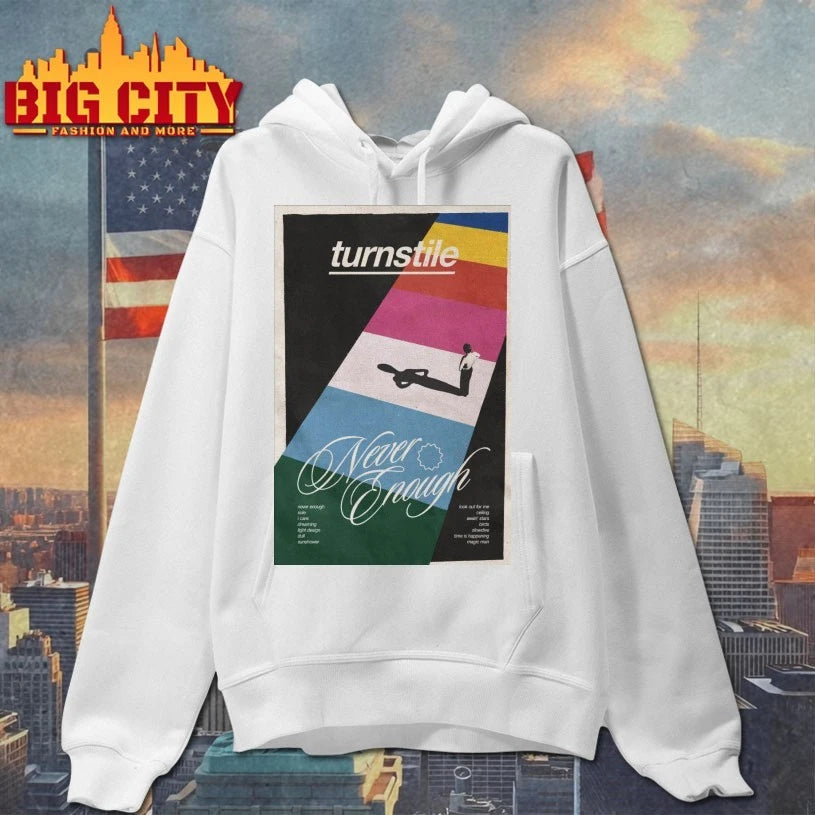 2025 Summer Turnstile Never Enough Poster Shirt