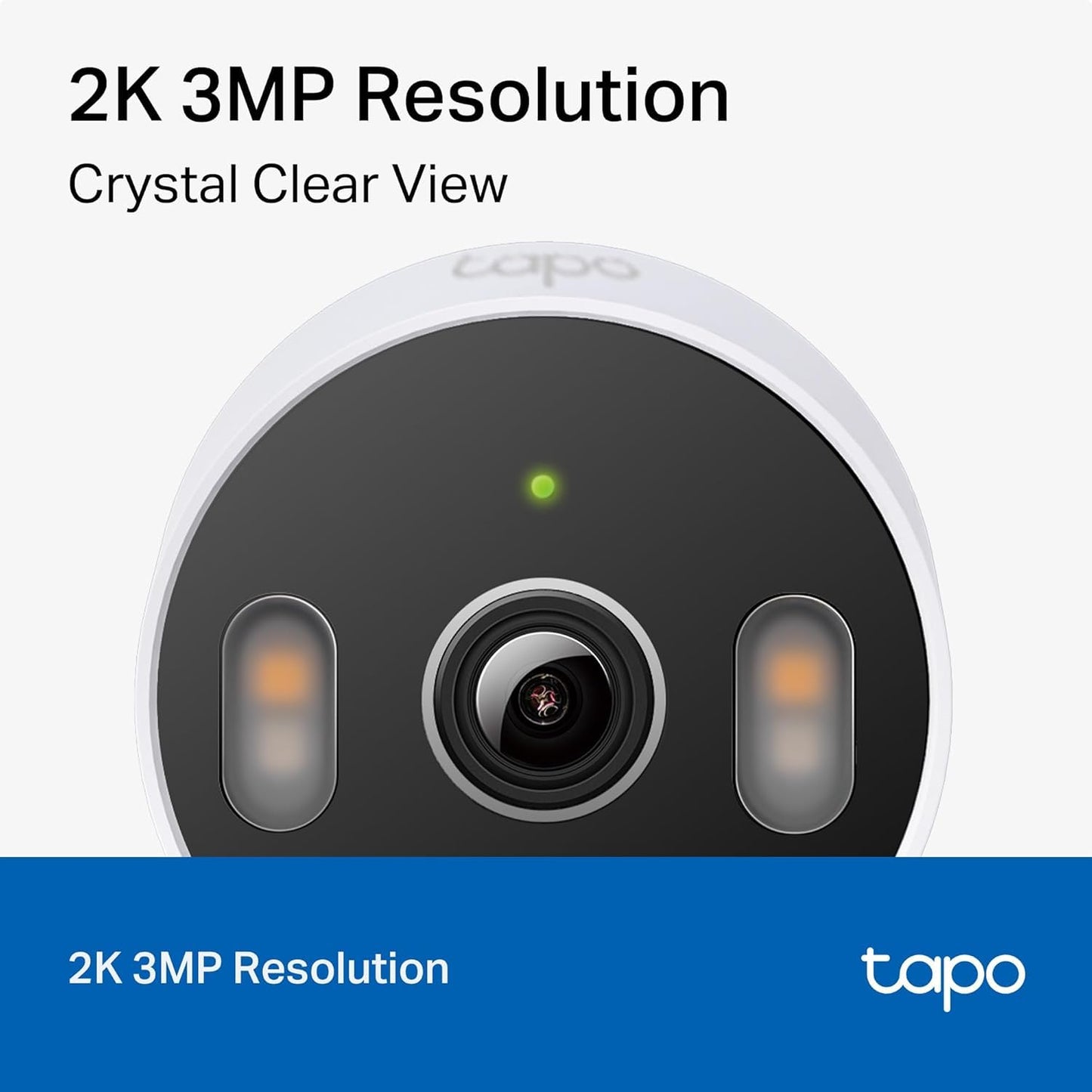 Tapo 2K Indoor Security Camera for Baby Monitor, Dog Camera w/Motion Detection, 2-Way Audio Siren, Night Vision, Cloud & SD Card Storage(Up to 512GB), Works w/Alexa & Google Assistant C110