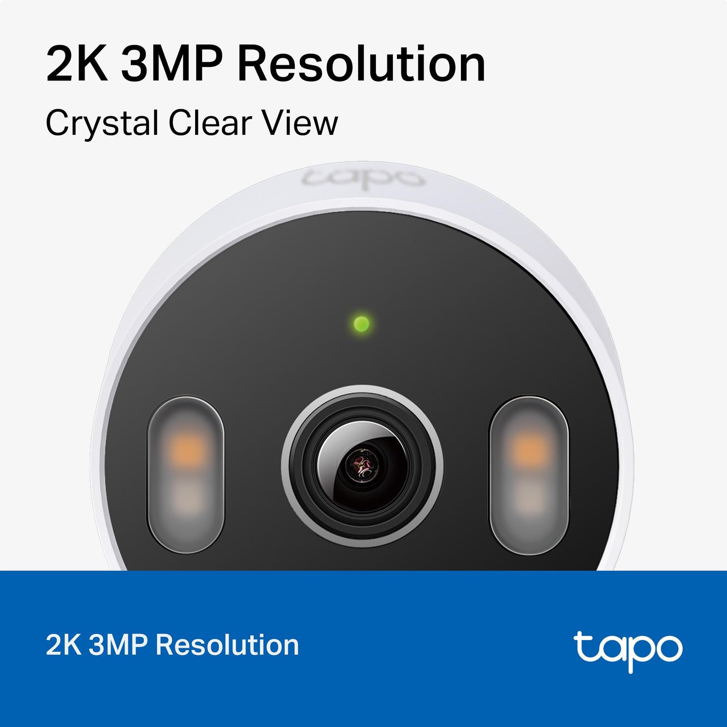 Tapo 2K Indoor Security Camera for Baby Monitor, Dog Camera w/Motion Detection, 2-Way Audio Siren, Night Vision, Cloud & SD Card Storage(Up to 512GB), Works w/Alexa & Google Assistant C110