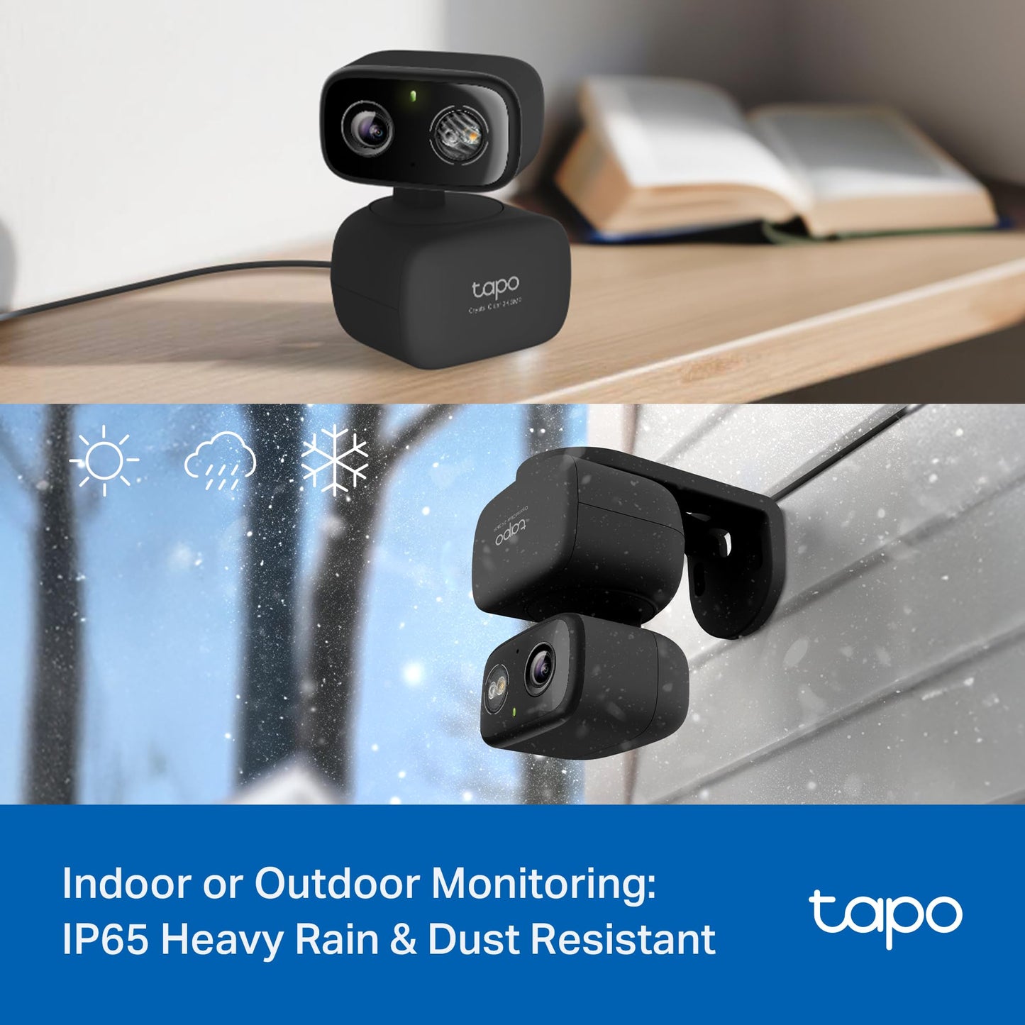 Tapo TP-Link 2K Pan Tilt Security Camera for Baby Monitor, Dog Camera w/Motion Detection, 2-Way Audio Siren, Night Vision, Cloud &SD Card Storage (Up to 256 GB), Works with Alexa & Google Home (C210)