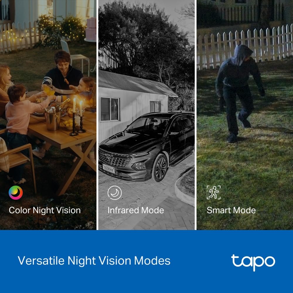 Tapo 2K Indoor Security Camera for Baby Monitor, Dog Camera w/Motion Detection, 2-Way Audio Siren, Night Vision, Cloud & SD Card Storage(Up to 512GB), Works w/Alexa & Google Assistant C110