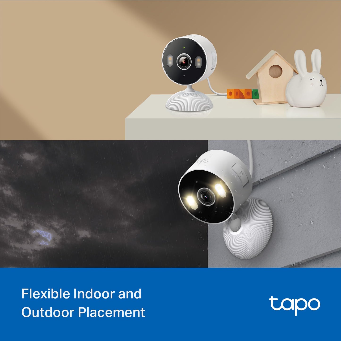Tapo 2K Indoor Security Camera for Baby Monitor, Dog Camera w/Motion Detection, 2-Way Audio Siren, Night Vision, Cloud & SD Card Storage(Up to 512GB), Works w/Alexa & Google Assistant C110