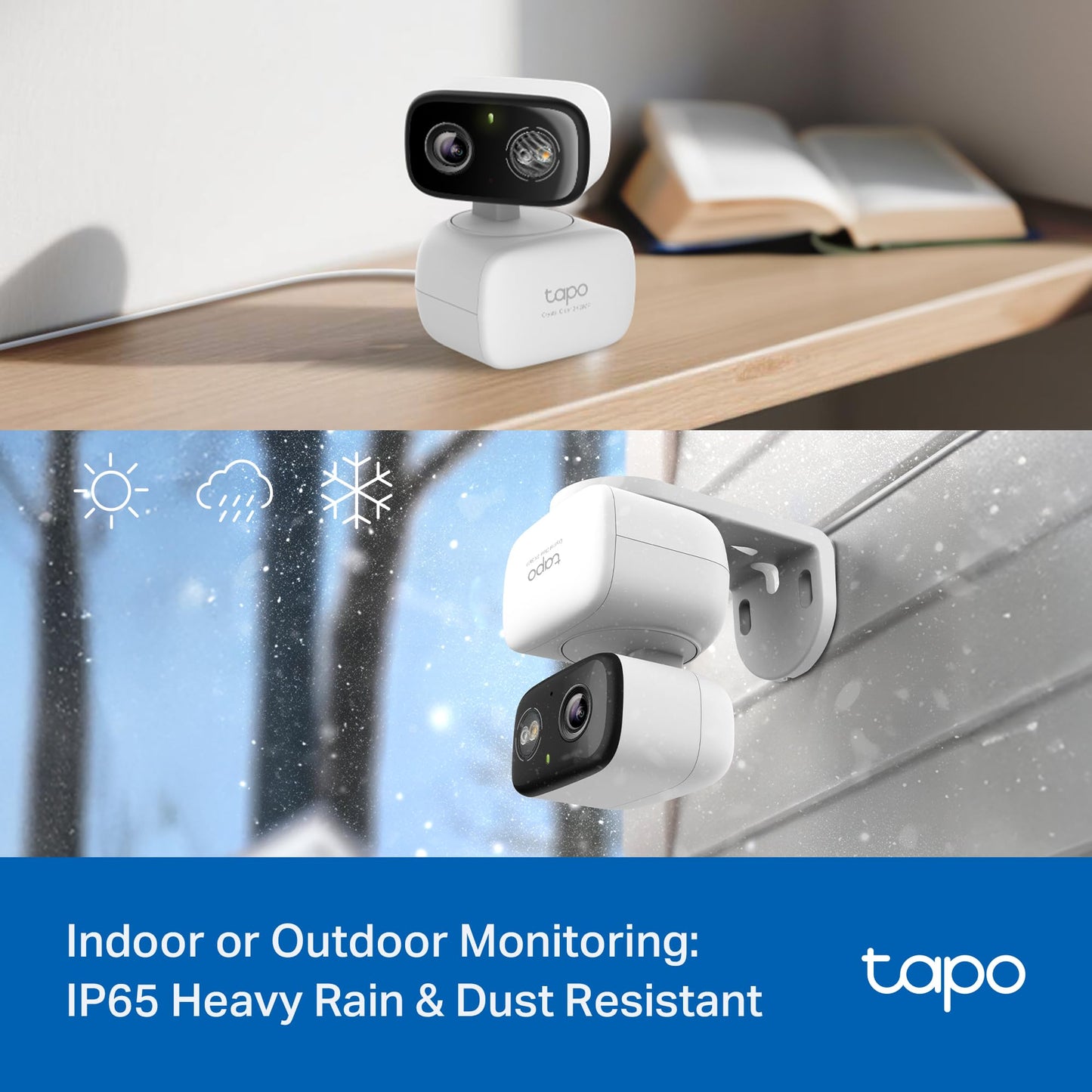 Tapo TP-Link 2K Pan Tilt Security Camera for Baby Monitor, Dog Camera w/Motion Detection, 2-Way Audio Siren, Night Vision, Cloud &SD Card Storage (Up to 256 GB), Works with Alexa & Google Home (C210)