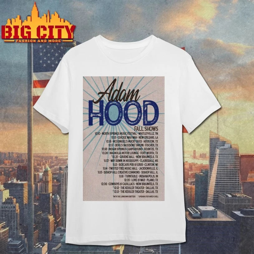 Adam Hood Fall Tour Poster Shirt