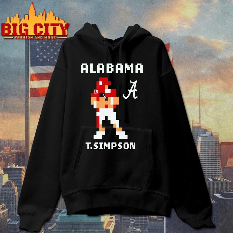 Alabama Football Ty Simpson Retro Baller 2025 Shirt