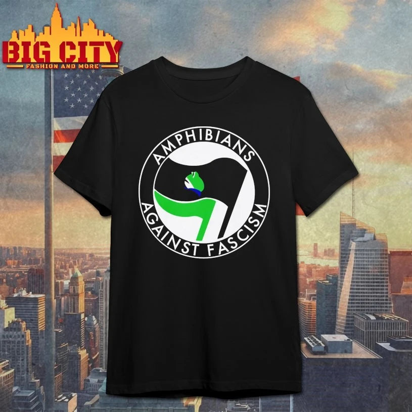 Antifa Amphibians Against Fascism Frog Shirt