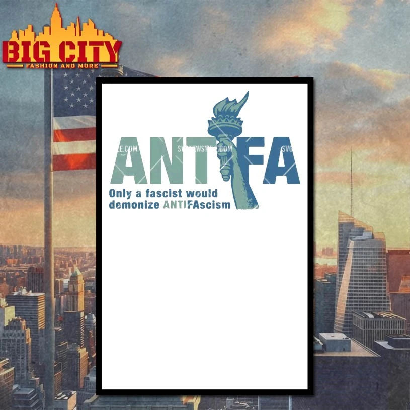 Antifascist Statue of Liberty Only a fascist Would Shirt