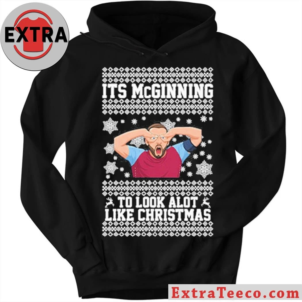 Aston Villa’s John McGinn Its Mcginning To Look A Lot Like ugly Christmas sweater New T-Shirt