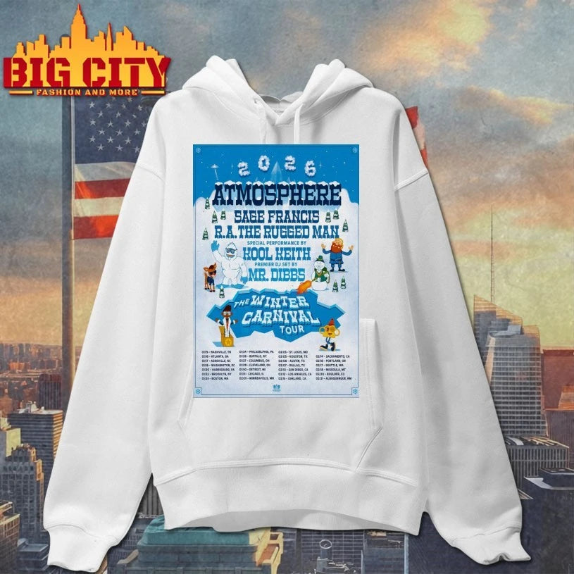 Atmosphere The Winter Carnival New Tour 2026 Poster Shirt