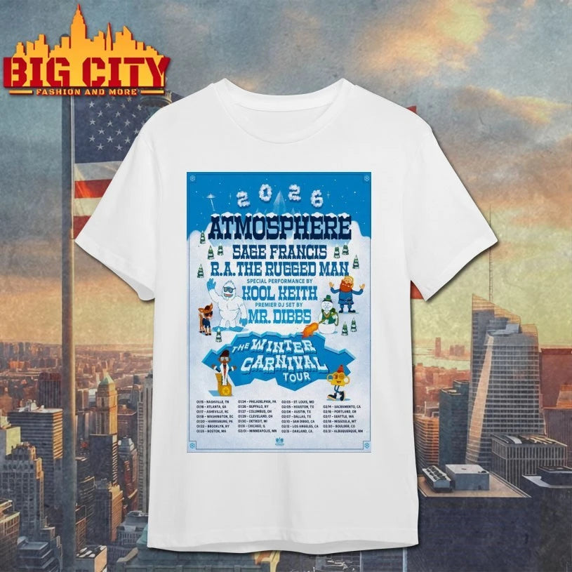 Atmosphere The Winter Carnival New Tour 2026 Poster Shirt