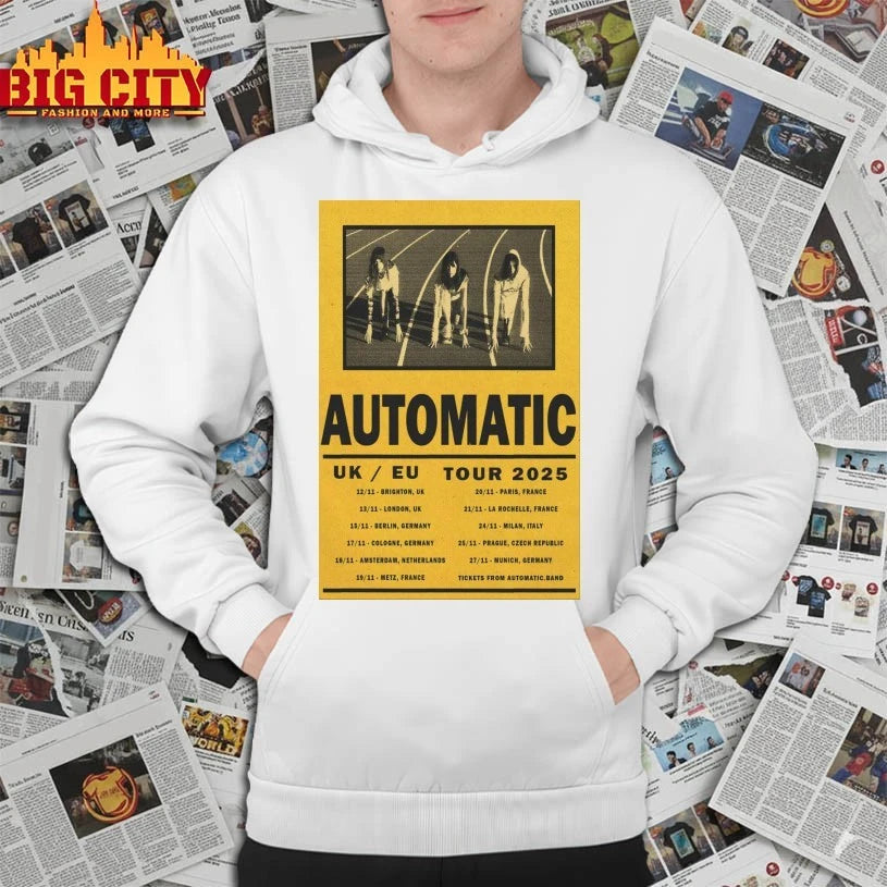 Awesome Automatic UK EU Tour 2025 Poster Shirts