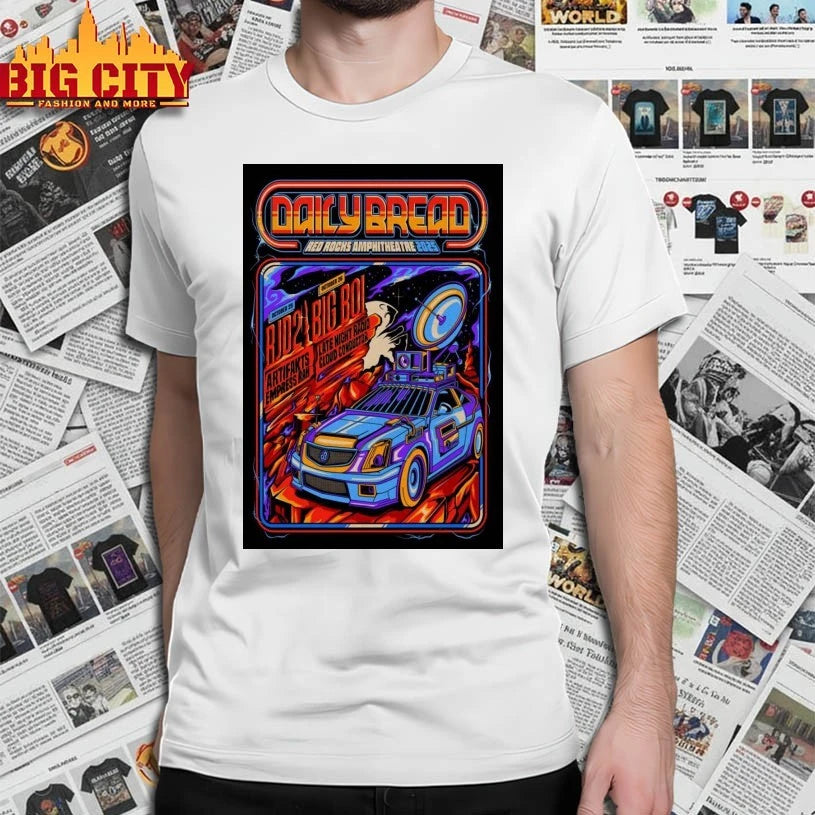 Awesome Daily Bread Morrison, CO Oct 25 &amp; 26, 2025 Red Rocks Amphitheatre Poster Shirts