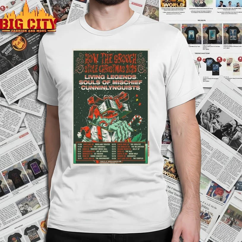 Awesome How The Grouch Stole Xmas Show 2025 Poster Shirts