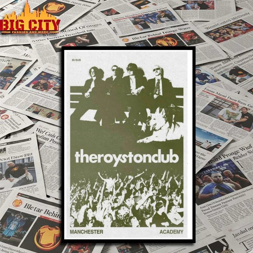 Awesome The Royston Club Tour Manchester, UK 23 Oct 2025 Poster Shirts