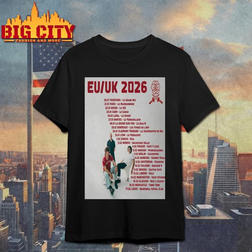 Bass Drum Of Death Tour 2026 Poster Shirt