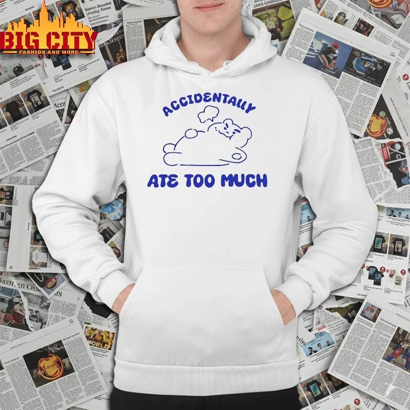 Bear Accidentally ate too much shirt