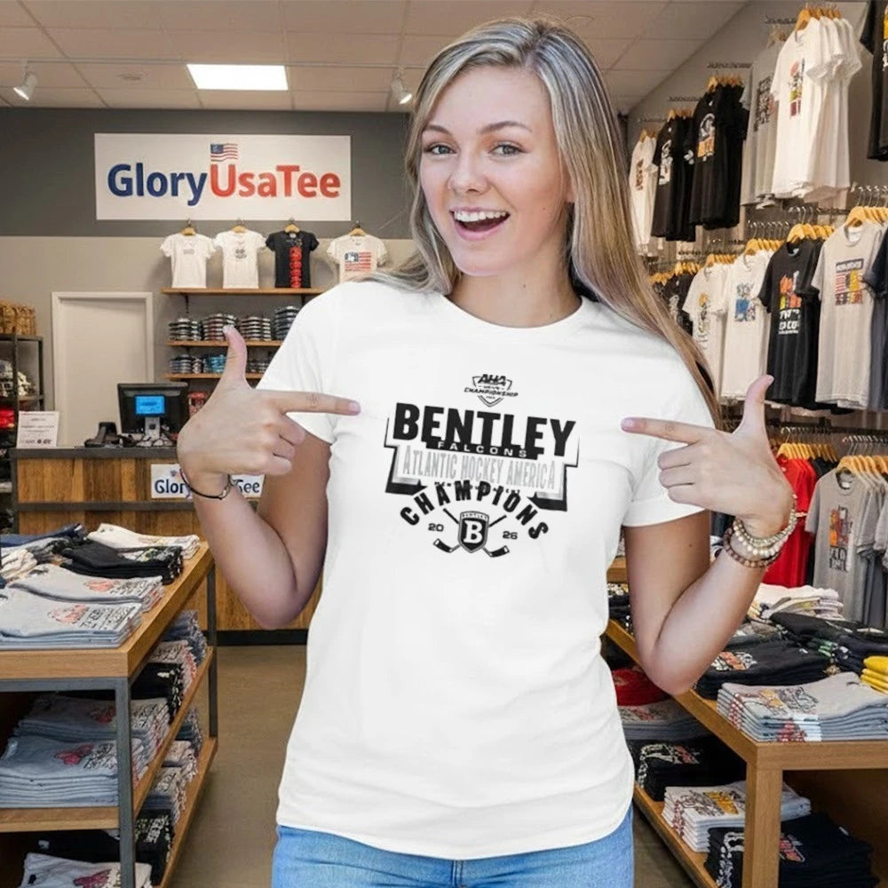 Bentley Falcons 2026 Atlantic Hockey America Champions AHA Shirt