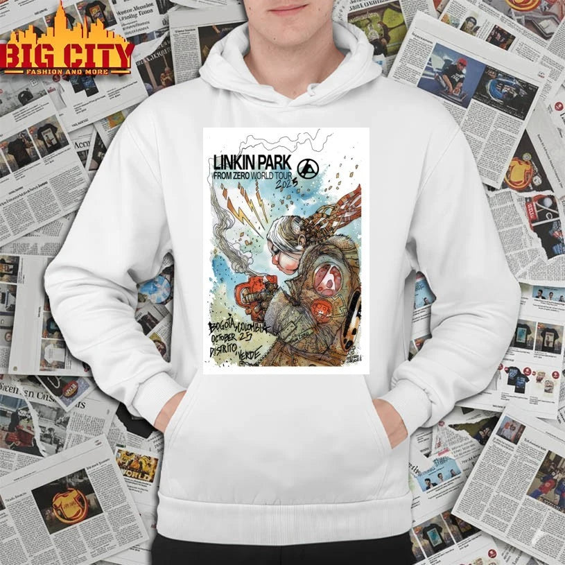 Best Linkin Park October 25 2025 In Bogota Colombia Tour Poster shirts