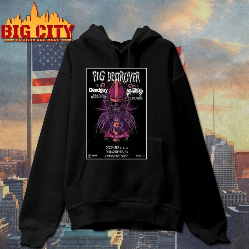 Best Pig Destroyer Johnny Brenda’s Philadelphia Dec 13-14 2025 Poster shirt