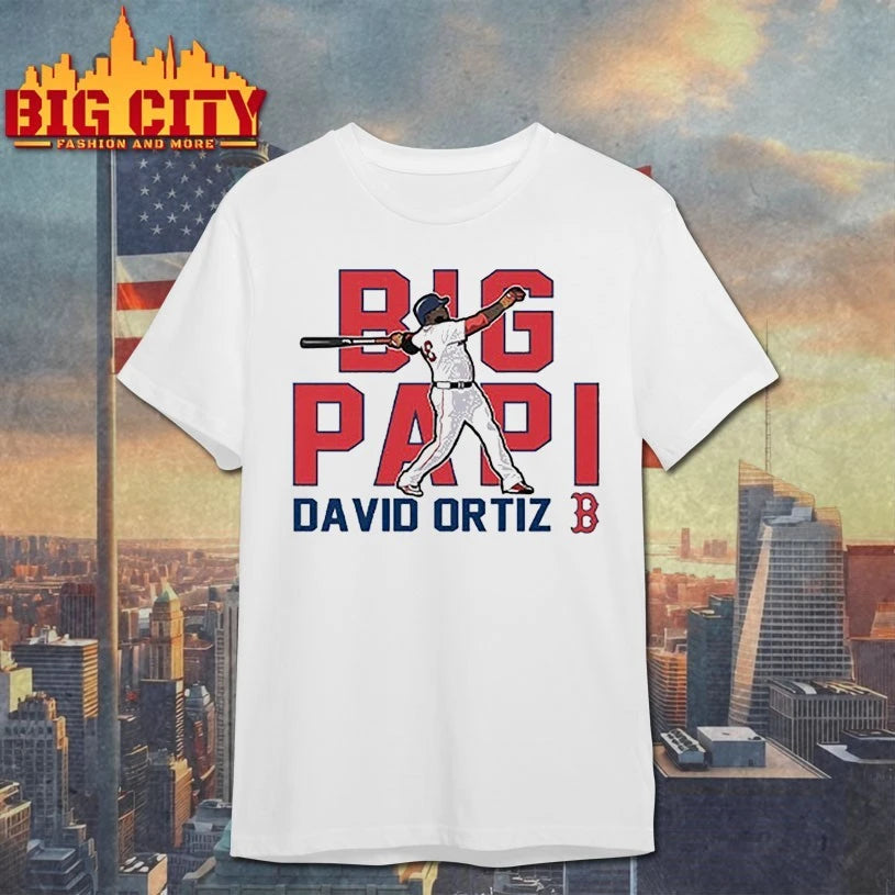 Big Papi David Ortiz Boston Red Sox Cooperstown Player Shirt