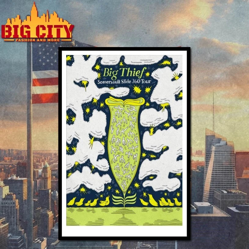 Big Thief Somersault Slide 360 Tour 2025 Poster shirts