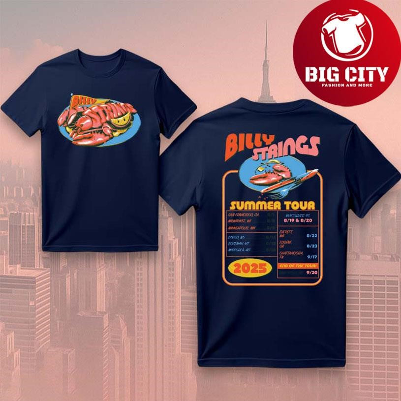 Billy Strings Summer Tour 2025 Two Sided Shirt