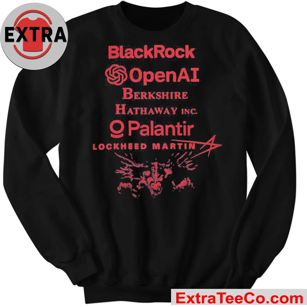 Blackrock Openai Berkshire Hathaway Inc Palantir 2025 T-Shirt