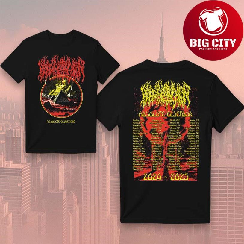 Blood Incantation Pyramid World Tour 2024-2025 Two Sided Shirt