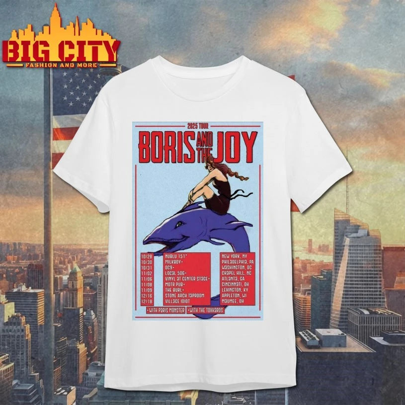 Boris And The Joy 2025 Tour Poster Shirt