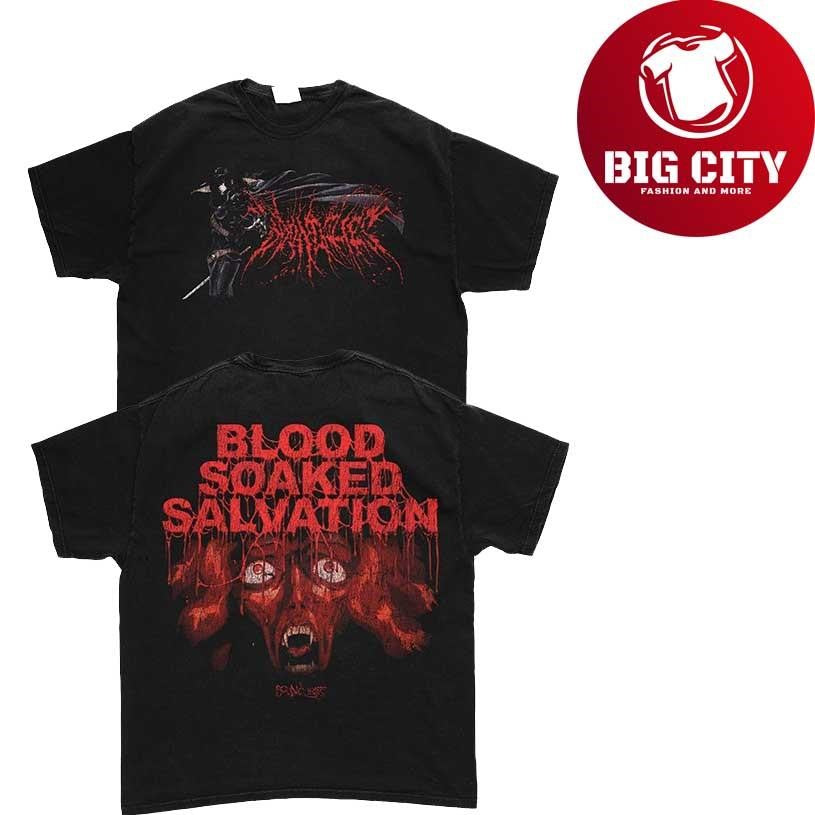 Boundaries Shop Blood Soaked Salvation 2025 New Two Sided Shirt