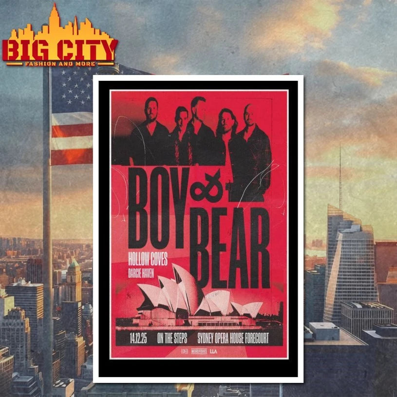 Boy Bear Sydney Opera House Forecourt Poster Shirt