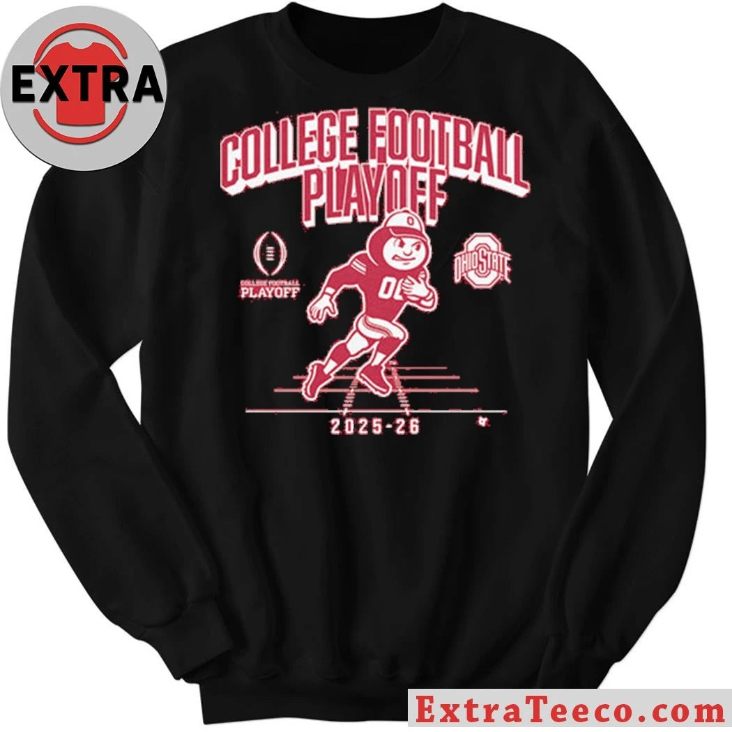 Brutus Buckeye Ohio State Football 2025-26 College Football Playoff Mascot T-Shirt