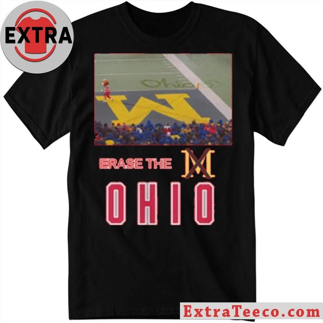 Brutus Buckeye Ohio State Snow Erase The M Shirt
