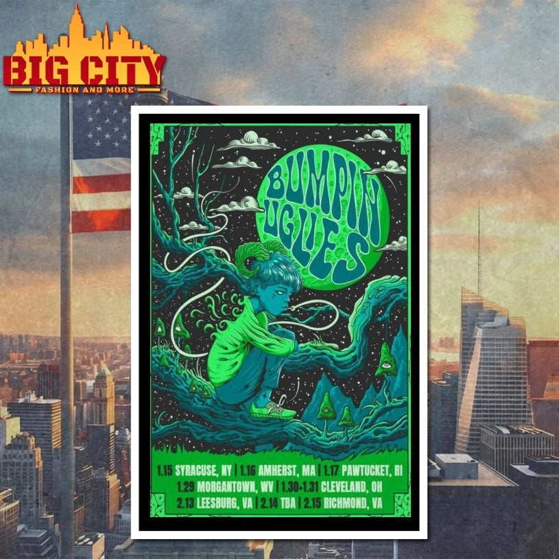 Bumpin Uglies Ice Cold Winter Live Show 2026 Poster shirts