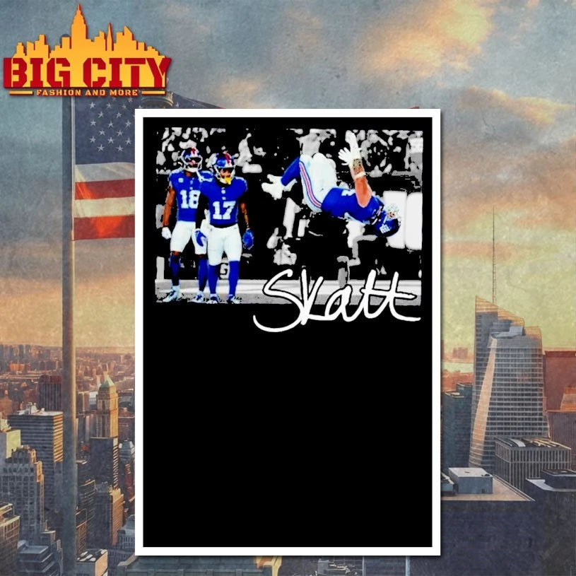 Cam Skattebo Backflip Celebration New York Shirt