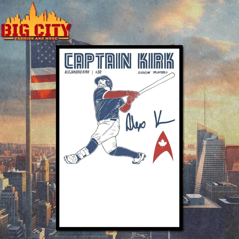 Captain Kirk Alejandro Kirk 30 Toronto Blue Jays signature shirts