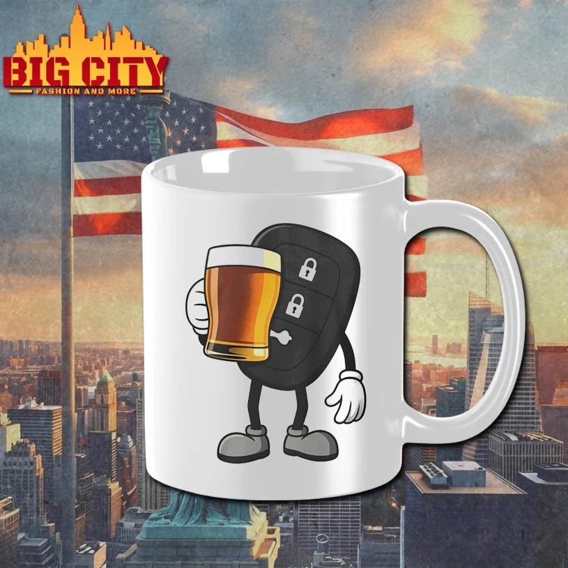 Car Remote Key Holding Beer Meme Shirt