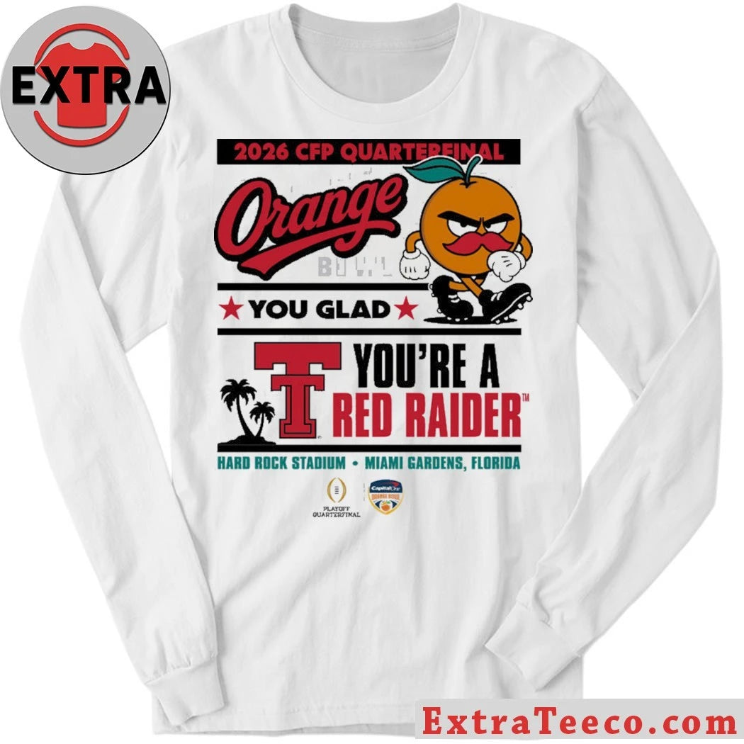 Celebrating the 2026 Capital One Orange Bowl College Football Playoff (CFP) Final Four featuring the Texas Tech Red Raiders Shirt