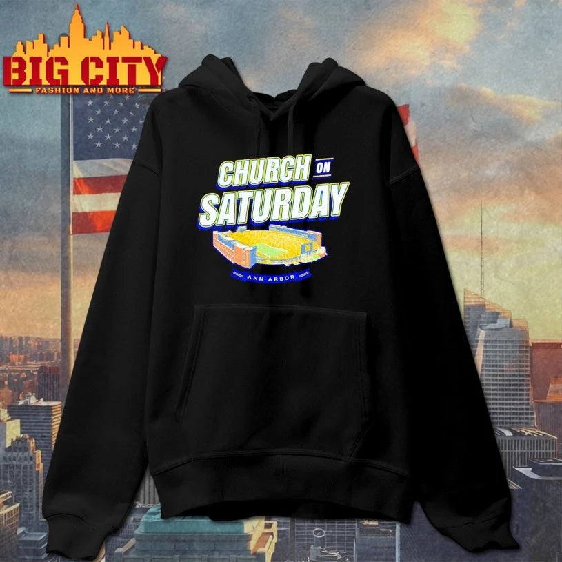 Church On Saturday Michigan Wolverines College Shirt