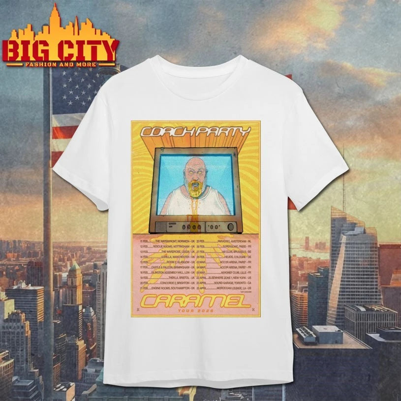 Coach Party Caramel Tour 2026 Poster shirt