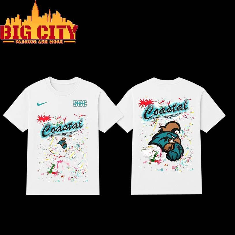 Coastal Carolina Chanticleers Glow Mod Activated 2025 Two Sided Shirt