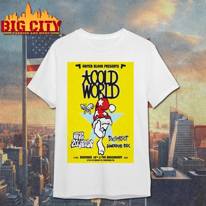 Cold World The Broadberry Richmond Dec 18 2025 Poster Shirt