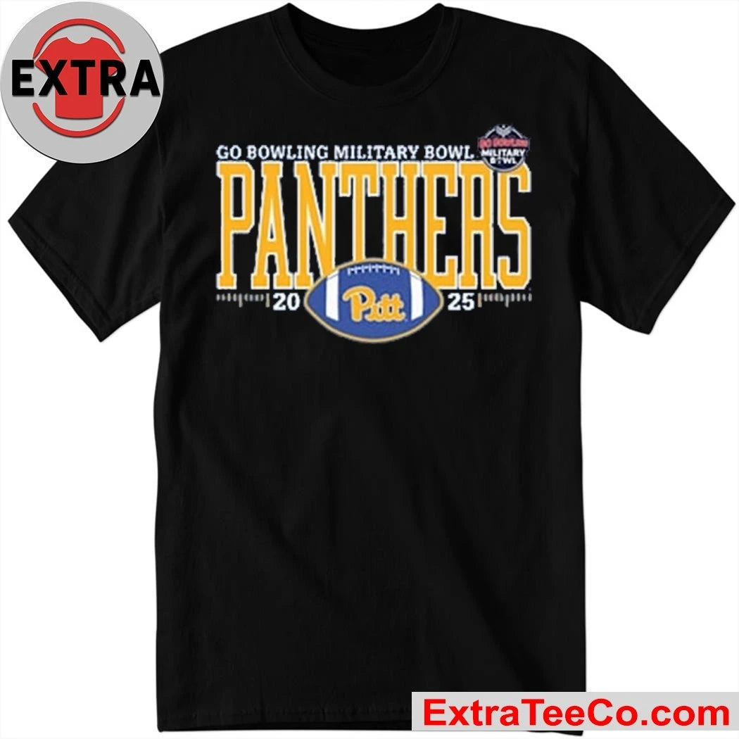 Colosseum Pitt Panthers OHT Military Appreciation Pitt Panthers Blue Blue 84 2025 Military Bowl Participant T-Shirt