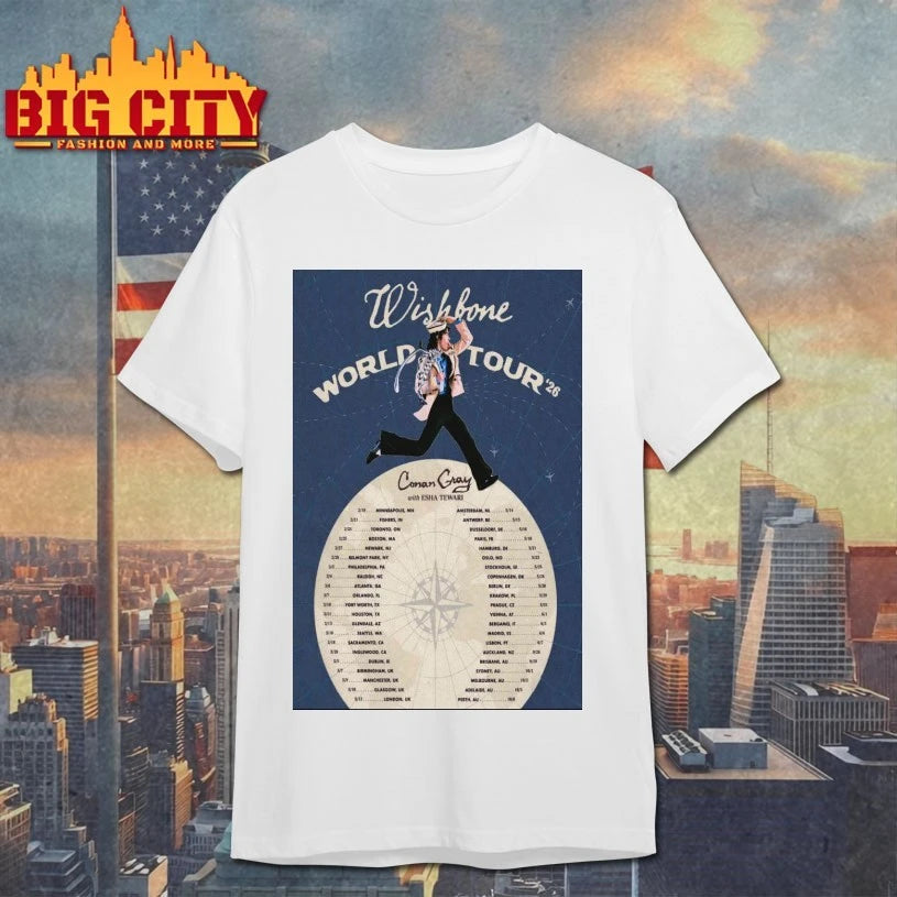 Conan Gray Wishbone World Tour 2026 Poster Shirt