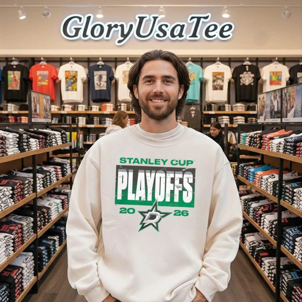 Dallas Stars Fanatics 2026 Stanley Cup Playoffs Tri-Blend T-Shirt
