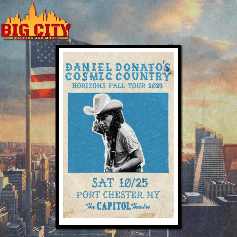 Daniel Donato’s Cosmic Country Port Chester Tour On Oct 25 2025 Poster shirt